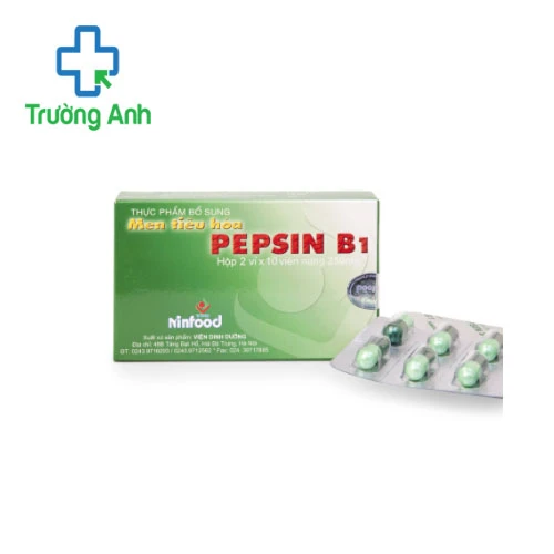 MEN TIÊU HÓA PEPSIN B1 - Bổ sung men tiêu hóa pepsin, Vitamin B1