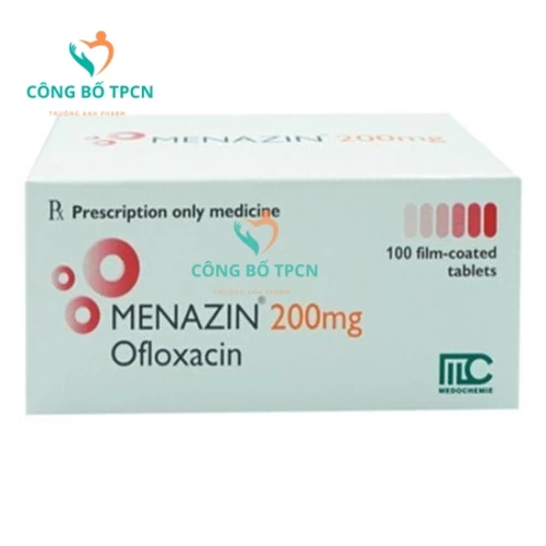 Menazin 200mg - Thuốc điều trị các bệnh nhiễm khuẩn hiệu quả