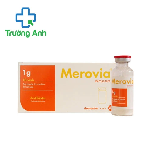 Merovia 1g - Thuốc điều trị nhiễm khuẩn hiệu quả