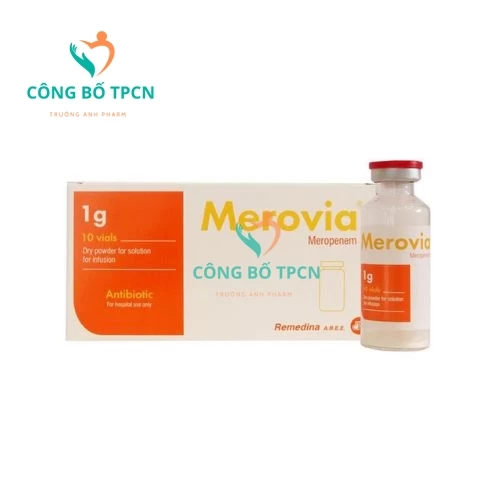 Merovia 1g - Thuốc điều trị nhiễm khuẩn hiệu quả