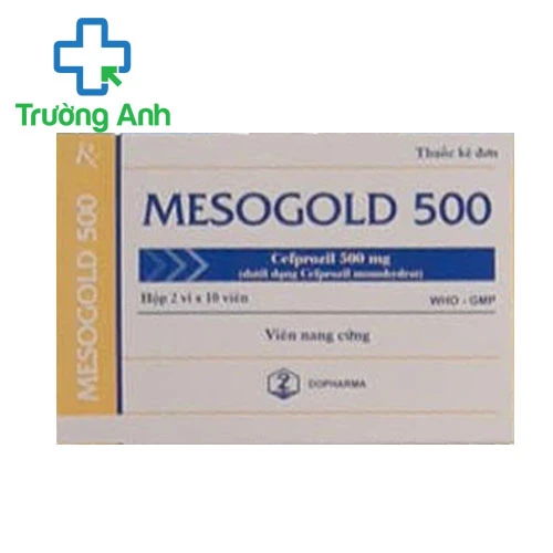 Mesogold 500 - Thuốc điều trị nhiễm trùng do vi khuẩn hiệu quả