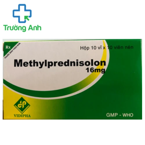 Methylprednisolon 16mg Vidipha - Thuốc chống viêm hiệu quả