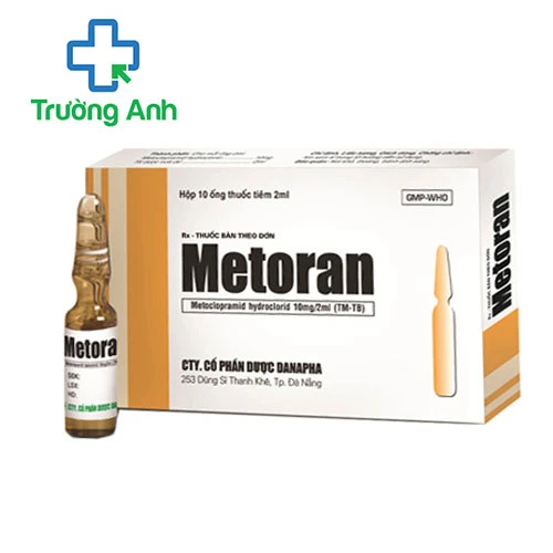 Metoran 10mg/2ml Danapha - Điều trị một số dạng buồn nôn