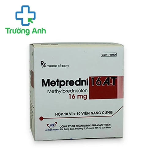 Metpredni 16 A.T - Thuốc kháng viêm và ức chế miễn dịch 