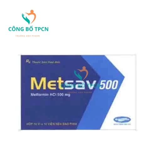 Metsav 500 Savipharm - Thuốc điều trị đái tháo đường