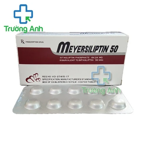 Meyersiliptin 50 - Thuốc điều trị đái tháo đường tuýp 2 hiệu quả
