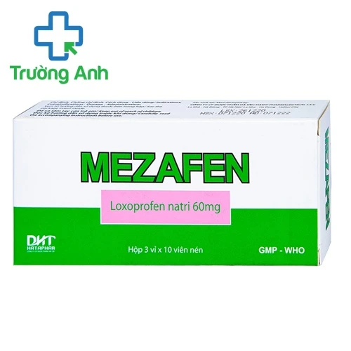 Mezafen - Thuốc giảm đau, hạ sốt, kháng viêm hiệu quả của Hataphar