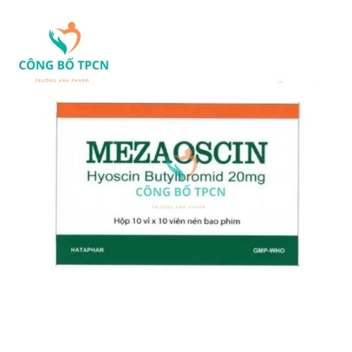 Mezaoscin - Thuốc làm giảm co thắt đường tiêu hóa hiệu quả của Hataphar