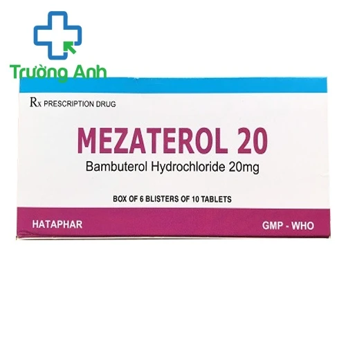 Mezaterol 20 - Thuốc điều trị bệnh hen và bệnh lý tắc nghẽn đường hô hấp