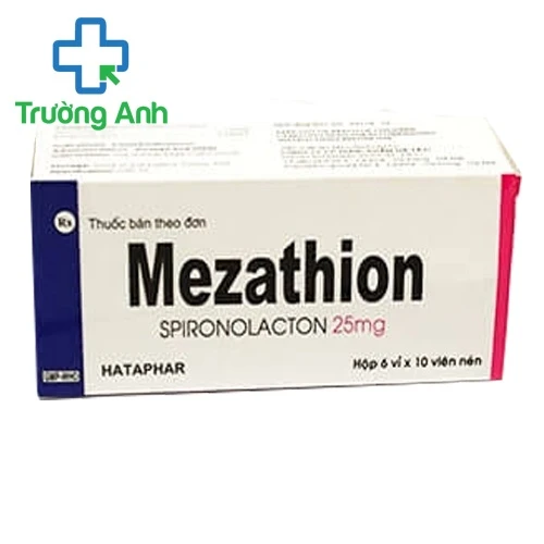 Mezathion - Thuốc điều trị tăng huyết áp, suy tim hiệu quả của Hataphar