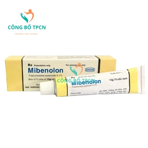 Mibenolon 15g Hasan Dermapharm - Thuốc bôi da điều trị viêm da hiệu quả