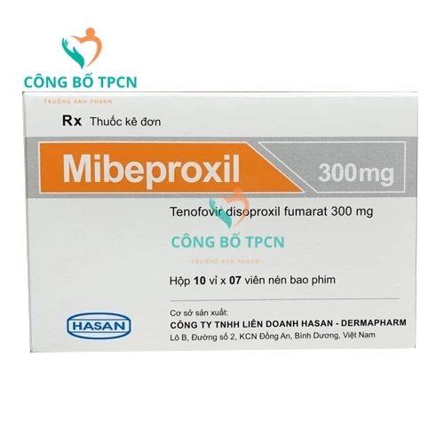 Mibeproxil 300 mg - Thuốc điều trị nhiễm virus HIV-1 hiệu quả