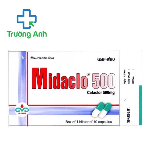 Midaclo 500 MD Pharco - Thuốc điều trị nhiễm khuẩn hiệu quả