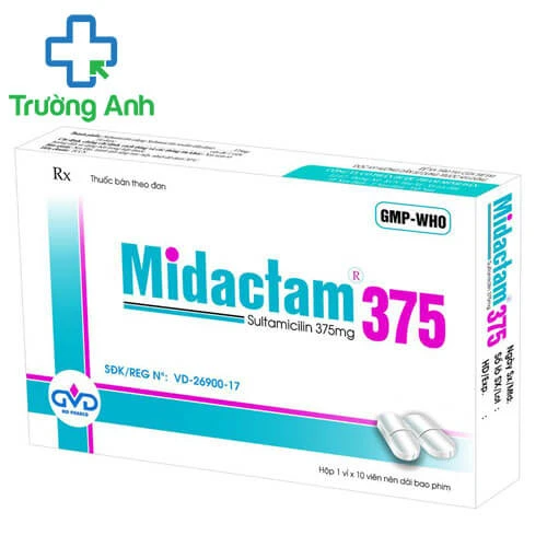Midactam 375 MD Pharco - Thuốc điều trị nhiễm khuẩn hô hấp