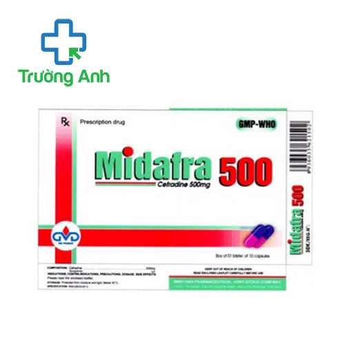 Midafra 500 MD Pharco - Thuốc điều trị nhiễm khuẩn hiệu quả