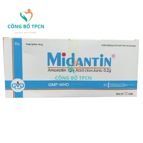 Midantin 1200 MD Pharco - Thuốc điều trị viêm xoang, viêm tai giữa