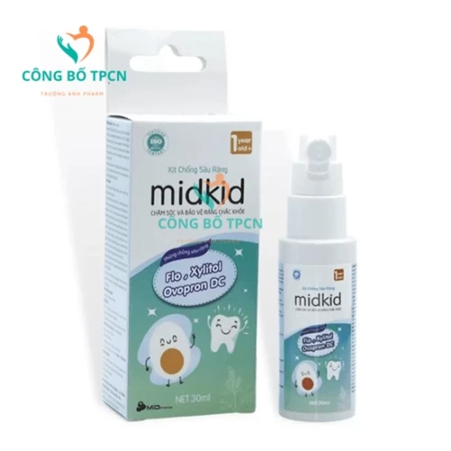 Midkid - Giúp điều trị sâu răng, ngăn ngừa ố vàng và bảo vệ men răng