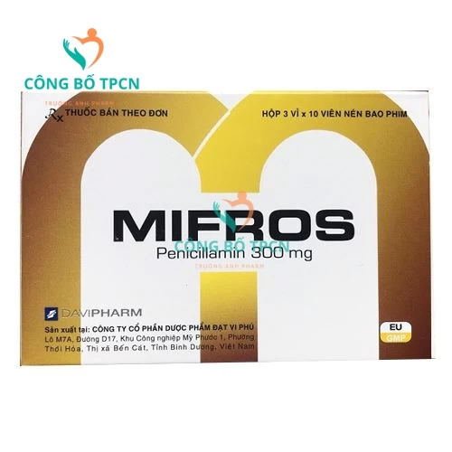 Mifros 300mg Davipharm - Điều trị bệnh viêm khớp dạng thấp