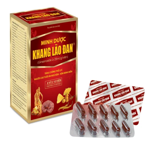 Minh Dược Khang Lão Đan - Hỗ trợ tăng cường thể lực hiệu quả