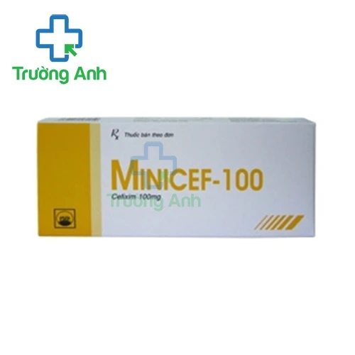 Minicef-100 Pymepharco - Điều trị nhiễm trùng da và mô mềm