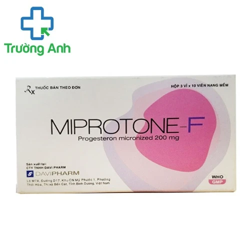 Miprotone-F 200mg Davipharm - Điều trị chảy máu tử cung bất thường