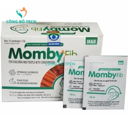 Momby Fib - Bổ xung chất xơ, hỗ trợ nhuận tràng, kích thích tiêu hóa