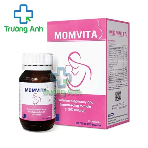 Momvita - Giúp bổ sung các dưỡng chất thiết yếu bà bầu của Úc