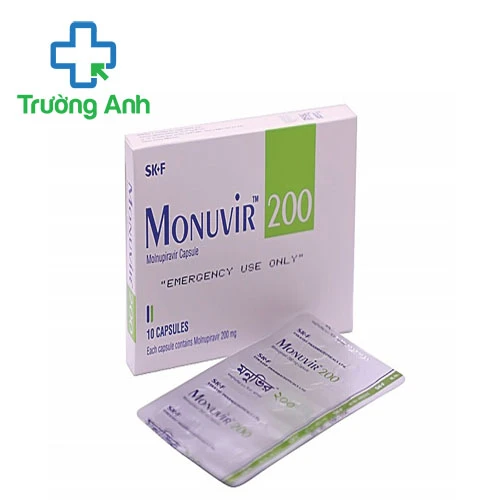 Monuvir 200mg (Molnupiravir) - Thuốc điều trị Covid-19 hiệu quả