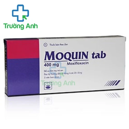 Moquin Tab 400mg Pymepharco - Điều trị bệnh nhiễm khuẩn cấp