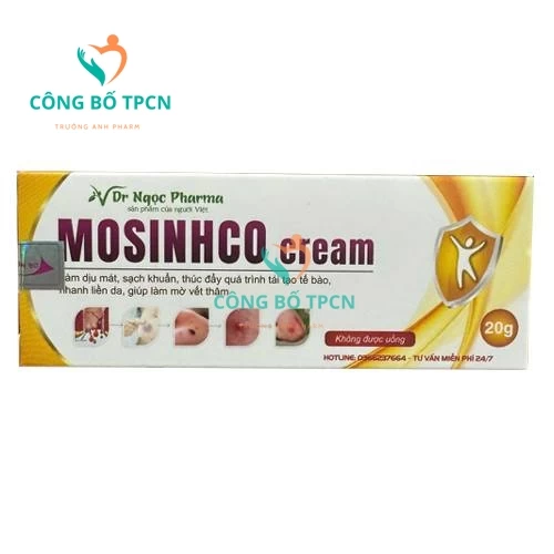 Mosinhco Cream - Kem bôi trị trĩ giúp giảm sưng nóng, tiêu viêm hiệu quả