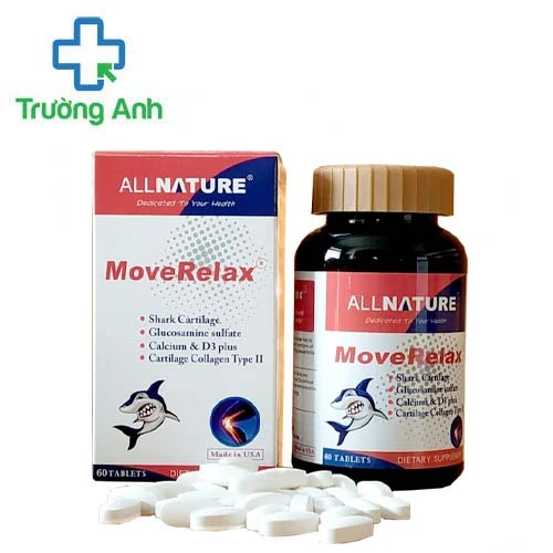 MoveRelax - Hỗ trợ phòng ngừa loãng xương,  làm trơn ổ khớp