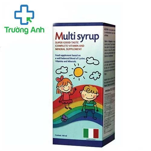 MultiSyrup - Giúp trẻ tăng sức đề kháng, giảm tình trạng biếng ăn