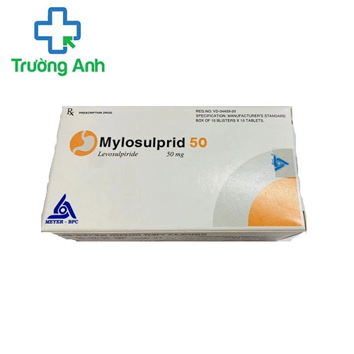 Mylosulprid 50 Meyer-BPC - Thuốc trị tâm thần phân liệt cấp, rối loạn tiêu hóa