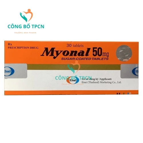 Myonal 50mg - Thuốc điều trị tăng trương lực cơ của Nhật Bản