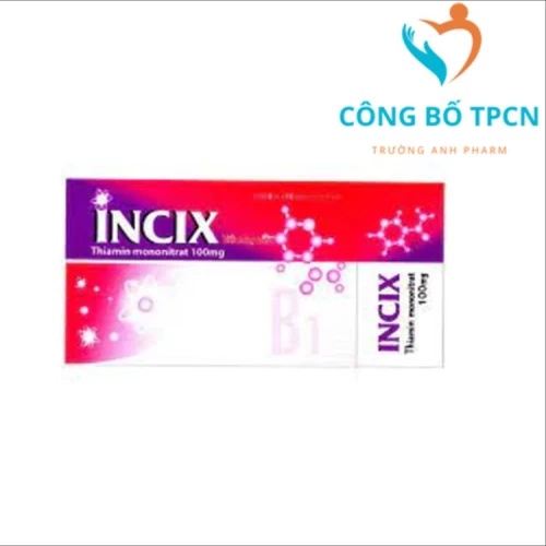 Incix - Thuốc điều trị thiếu vitamin B1