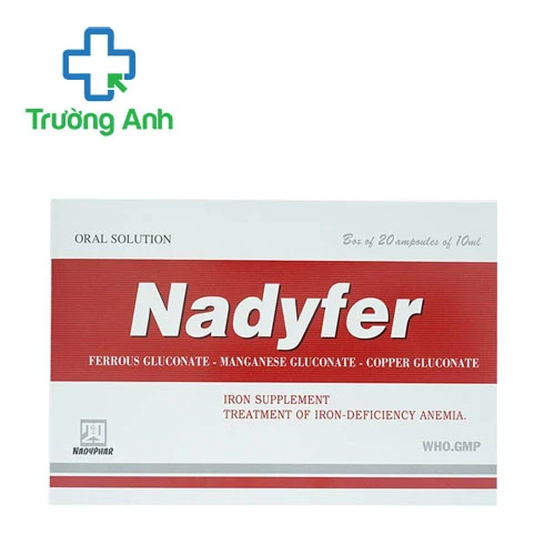 Nadyfer Nadyphar - Thuốc điều trị thiếu máu do thiếu sắt