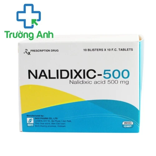Nalidixic-500 Davipharm - Thuốc điều trị nhiễm trùng đường tiểu dưới