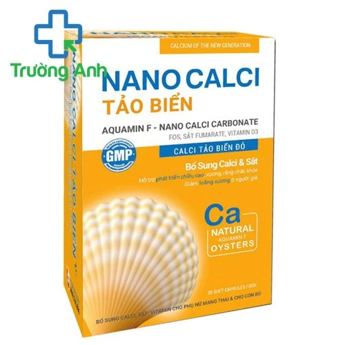 Nano Calci Tảo Biển - Giúp bổ sung Calci, vitamin D3 và sắt cho cơ thể
