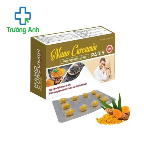 NANO CURCUMIN PARIS - Hỗ trợ làm giảm viêm loét dạ dày
