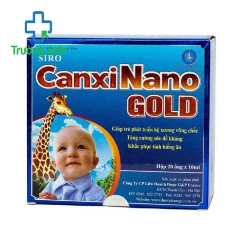 NANOCALCI GOLD - Bổ sung canxi nano dễ hấp thu