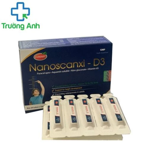 Nanoscanxi - D3 - Giúp giảm nguy cơ còi xương ở trẻ