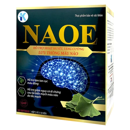 NaoE - Thực phẩm chức năng tăng cường lưu thông máu não