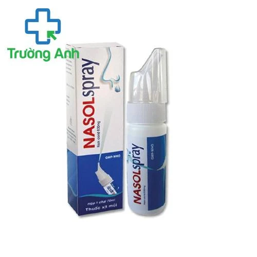 Nasolspray - Giúp hỗ trợ hô hấp, làm sạch mũi hiệu quả của Mekophar