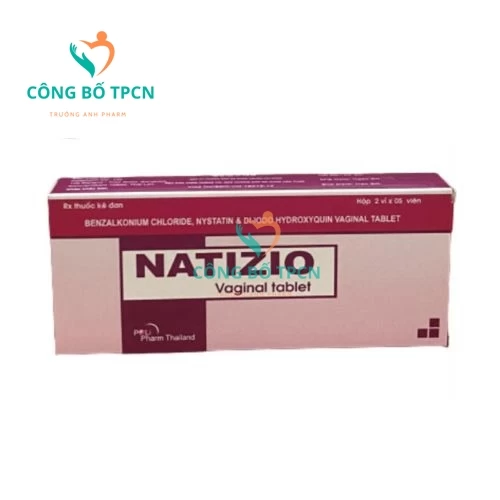 Natizio Polipharm - Viên đặt điều trị viêm âm đạo hiệu quả