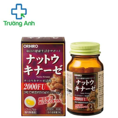 Nattokinase Orihiro - Hỗ trợ tăng cường lưu thông máu lên não