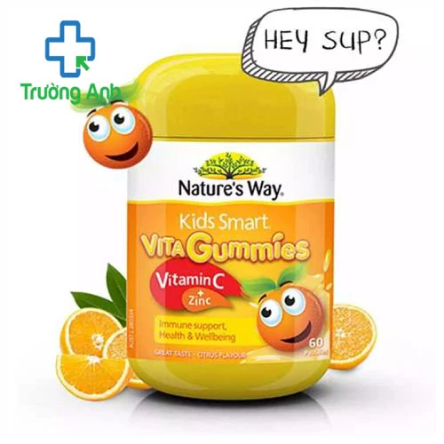 Nature's Way Kids Smart VITA Gummies Vitamin C + Zinc - Bổ sung Vitamin C và ZinC cho bé