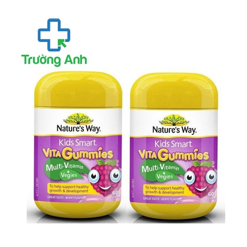 Thực phẩm bảo vệ sức khỏe Nature's Way Kids Smart VITA Gummies Multi-Vitamin +Vegies