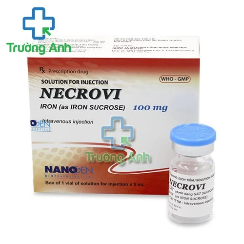 Necrovi 100mg/5ml Nanogen - Thuốc điều trị thiếu sắt hiệu quả