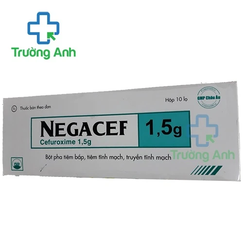 Negacef 1,5g Pymepharco - Điều trị nhiễm khuẩn nặng