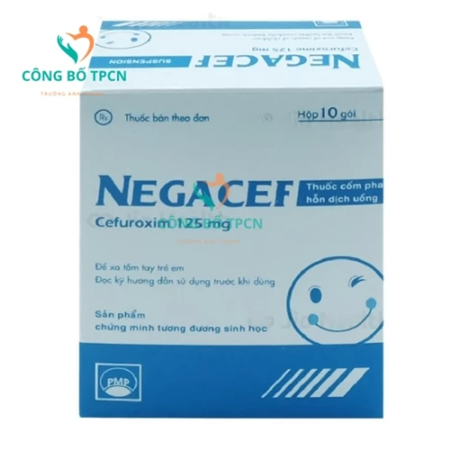 Negacef 125 Pymepharco - Thuốc điều trị nhiễm khuẩn hiệu quả